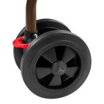 banborba Foldable Rollator Walkers for Seniors with Seat, Folding Shopping Trolley on Wheels, Shopping Utility Cart, Walking Aids for The Elderly, Carbon Steel Frame - 330 lbs Weight Capacity