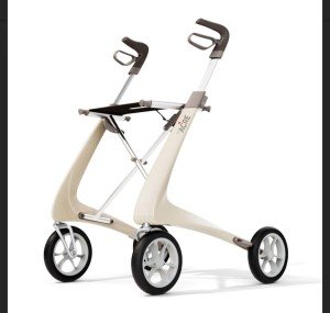 byACRE Carbon Ultralight Rollator with Organizer Bag