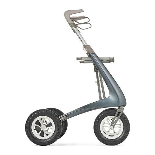 byACRE Carbon Overland All Terrain Walker for Adults – 14.8 Lbs Adult Walkers with 4 Wheels and Seat - Seated Walkers with Wheels - Worlds Lightest Folding All-Terrain Rolling Walker with Seat