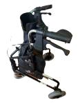 NOVA Traveler 3-Wheel Rollator Walker, All Terrain 8” Wheels BLACK 