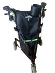 NOVA Traveler 3-Wheel Rollator Walker, All Terrain 8” Wheels BLACK 