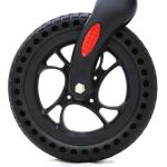 BlessReach Heavy Duty Upright Rollator Walker for Seniors, 450lb Capacity, 6 Height Adjustments, 8" All-Terrain Wheels, Padded Seat & Backrest, Easy Assembly, Foldable Design (Purple)