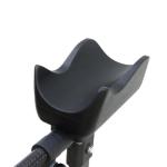 BlessReach Heavy Duty Upright Rollator Walker for Seniors, 450lb Capacity, 6 Height Adjustments, 8" All-Terrain Wheels, Padded Seat & Backrest, Easy Assembly, Foldable Design (Purple)