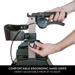 Signature Life Elite Travel Heavy Duty Rollator, Heavy Duty Four Wheel Rolling-Walker with Extra Wide Seat, 450-pound Weight Capacity, Height Adjustable Folding Walker for Adults, Seniors and Elderly