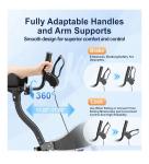 BLESSREACH Heavy Duty Upright Rollator Walker for Seniors, 450lbs , 6 Height ADJ