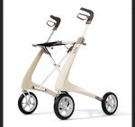byACRE Ultralight Carbon Rollator Walker with Organizer