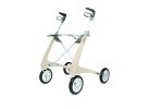 Oyster White Carbon Ultralight Rollator with Organizer