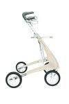 Oyster White Carbon Ultralight Rollator with Organizer