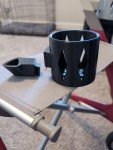 Carbon Ultralight Rollator Cup Holder by byAcre