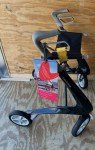byACRE Carbon Ultralight Rollator Walker - Black