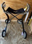 byACRE Carbon Ultralight Rollator Walker - Black