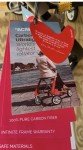 byACRE Carbon Ultralight Rollator Walker - Black