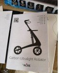 byACRE Carbon Ultralight Rollator Walker - Black