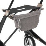 byACRE Carbon Ultralight Rollator Walker - Black
