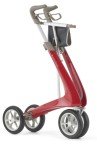 Carbon Ultralight Compact Rollator Walker - Red