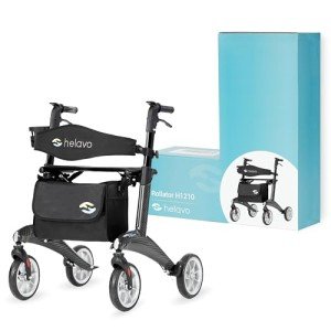 Helavo Ultra-Light Carbon Rollator - 5.6 kg