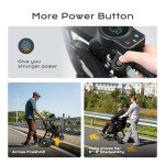 4-in-1 Ultralight Rollator and Electric Wheelchair