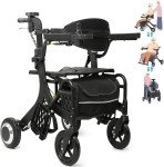 3-in-1 Electric Wheelchair & Lightweight Rollator