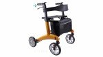 Carbon Fiber Foldable Rollator Walker Model W102 New Feature! with Upper Armrest