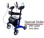 Carbon Fiber Foldable Rollator Walker Model W102 New Feature! with Upper Armrest