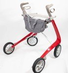 byACRE Carbon Ultralight Rollator Walker – Red