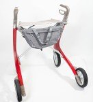 byACRE Carbon Ultralight Rollator Walker – Red