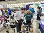 Carbon Fiber Foldable Rollator Walker Model W102 New Feature! with Upper Armrest