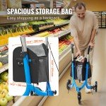 Aluminum 3-Wheel Rollator Walker for Seniors