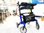 Carbon Ultralight Rollator with Foldable Tray