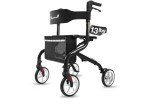 Planetwalk Ultralight Black 3-Wheel Rollator for Seniors