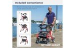 Drive Medical Nitro Sprint Tall Rollator with Seat