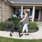 Carbon Fiber Rollator Walker for Easy Mobility