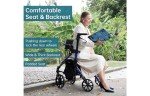Elenker 2-in-1 Ultralight Rollator & Transport Chair