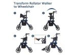 Elenker 2-in-1 Ultralight Rollator & Transport Chair