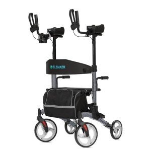 ELENKER Carbon Ultralight Upright Folding Rollator