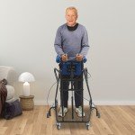 Adjustable Carbon Ultralight Freestanding Walker for Adults
