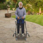 Adjustable Carbon Ultralight Freestanding Walker for Adults