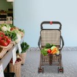 Foldable Carbon Ultralight Rolling Walker with Seat