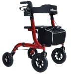 Lightweight Carbon Ultralight Rollator with Seat