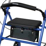 McKesson Ultralight Rollator Walker with Seat
