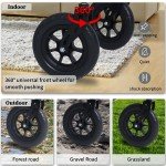 Lightweight Carbon Ultralight Rollator with Seat