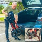 Lightweight Carbon Ultralight Rollator with Seat