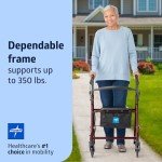 Medline Basic Red Carbon Ultralight Rollator