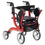 Drive Medical Nitro Duet Rollator and Transport Chair