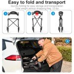 Lightweight Carbon Fiber Rollator Walker with Seat