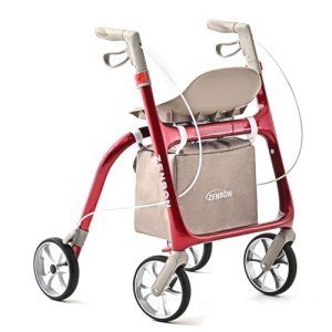 Lightweight Folding Rollator with Seat for Seniors