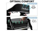 BlessReach Ultralight Rollator Walker with Backrest