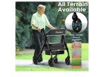 BlessReach Ultralight Rollator Walker with Backrest