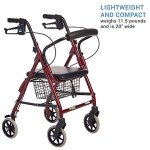 Lumex Walkabout Junior Rollator - Light & Compact