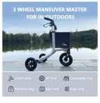 Lightweight 3-Wheel Rollator Walker for Seniors